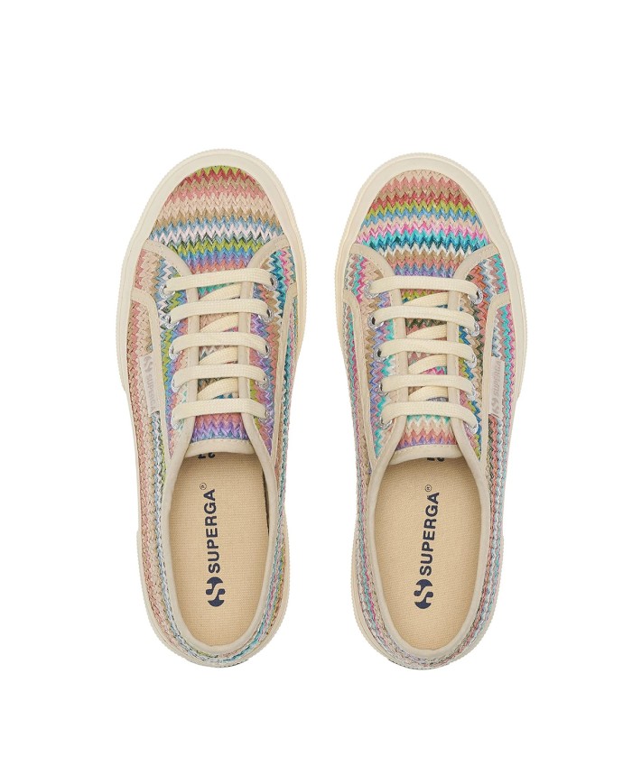 SUPERGA SCARPA DONNA SNEAKER RAFFIA MULTICOLOR HER S5133SW  126