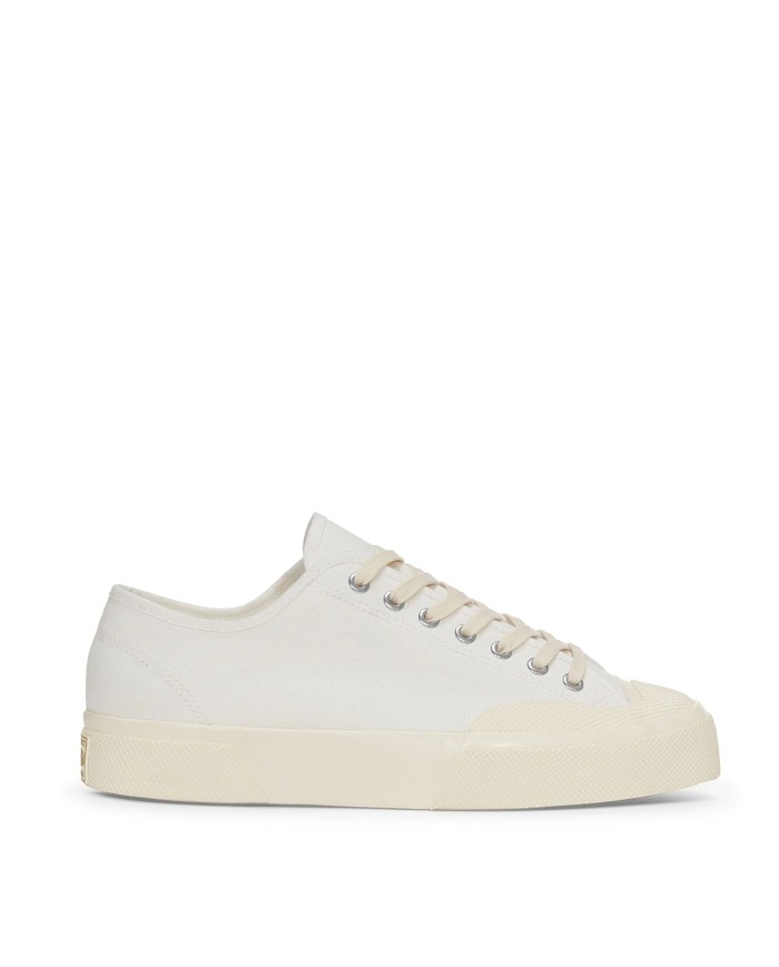 SUPERGA SCARPA UOMO SNEAKER WORKS LOW COTTON CANVAS OFF WHITE S51347W 126