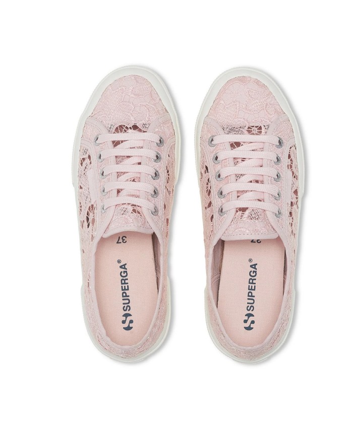 SUPERGA SCARPA DONNA SNEAKERS MACRAME' FAVORIO PINK S81219W 126