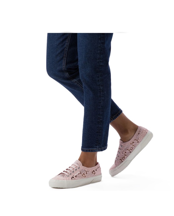 SUPERGA SCARPA DONNA SNEAKERS MACRAME' FAVORIO PINK S81219W 126