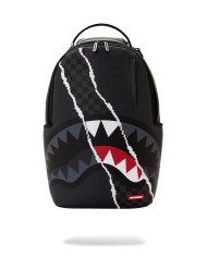 SPRAYGROUND ZAINO CENTER RIP REVEALING GRAY CHECK BACKPACK 910B8502NSZ 226