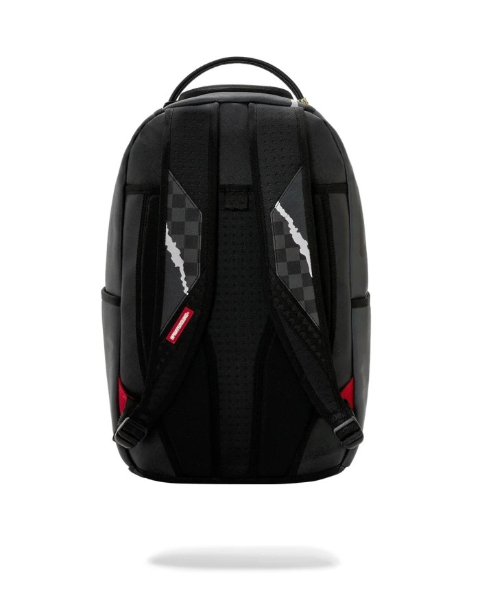 SPRAYGROUND ZAINO CENTER RIP REVEALING GRAY CHECK BACKPACK 910B8502NSZ 226