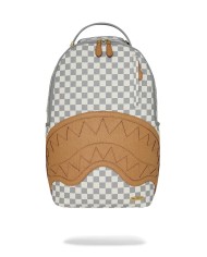 SPRAYGROUND ZAINO EMBOSSED CREAM CHECK BACKPACK 910B8593NSZ 226