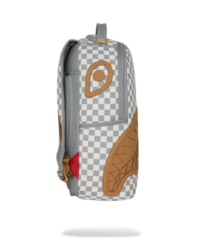 SPRAYGROUND ZAINO EMBOSSED CREAM CHECK BACKPACK 910B8593NSZ 226
