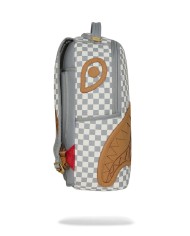 SPRAYGROUND ZAINO EMBOSSED CREAM CHECK BACKPACK 910B8593NSZ 226