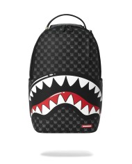 SPRAYGROUND ZAINO SHARK IN PARIS WTF BUBBLY BLACK CHECK BACKPACK 910B8633NSZ 226