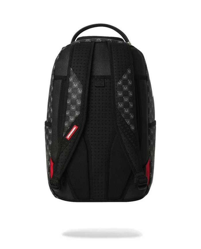 SPRAYGROUND ZAINO SHARK IN PARIS WTF BUBBLY BLACK CHECK BACKPACK 910B8633NSZ 226