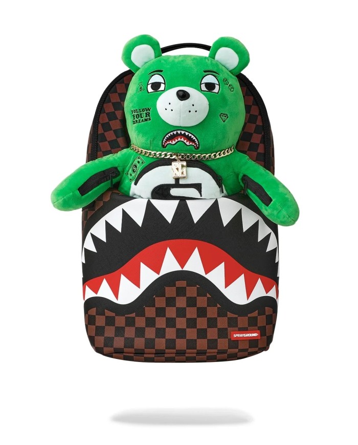 SPRAYGROUND ZAINO BEAR POUCH 2N1 BACKPACK 910B8856NSZ 226