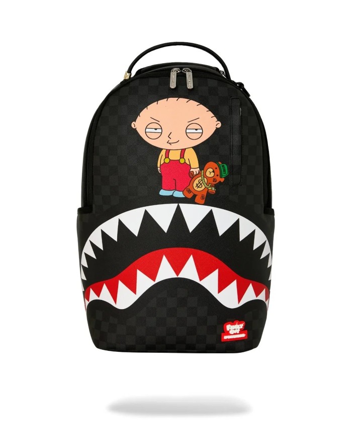 SPRAYGROUND ZAINO FAMILY GUY STEWIE HOLDING BEAR KEYCHAIN BACKPACK BACKPACK 910B985NSZ 226