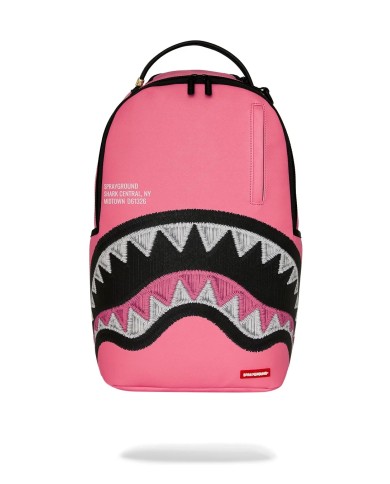 SPRAYGROUND ZAINO SSHARK CENTRAL PINK EMBROIDERED SHARK BACKPACK 910B9630NSZ 226