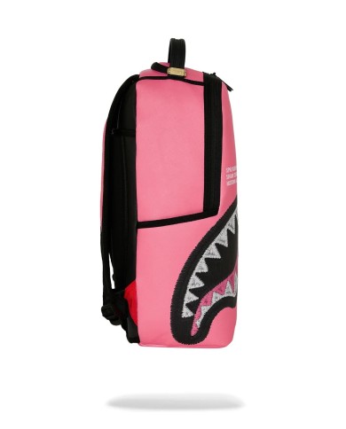 SPRAYGROUND ZAINO SSHARK CENTRAL PINK EMBROIDERED SHARK BACKPACK 910B9630NSZ 226