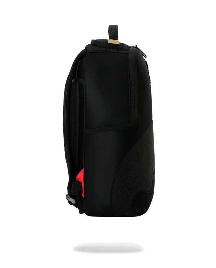 SPRAYGROUND ZAINO SSHARK CENTRAL BLACKED OUT EMBOSSED NYLON BACKPACK 910B9635NSZ 226