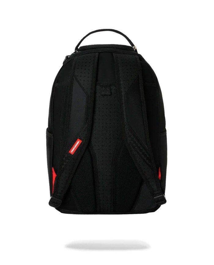 SPRAYGROUND ZAINO SSHARK CENTRAL BLACKED OUT EMBOSSED NYLON BACKPACK 910B9635NSZ 226