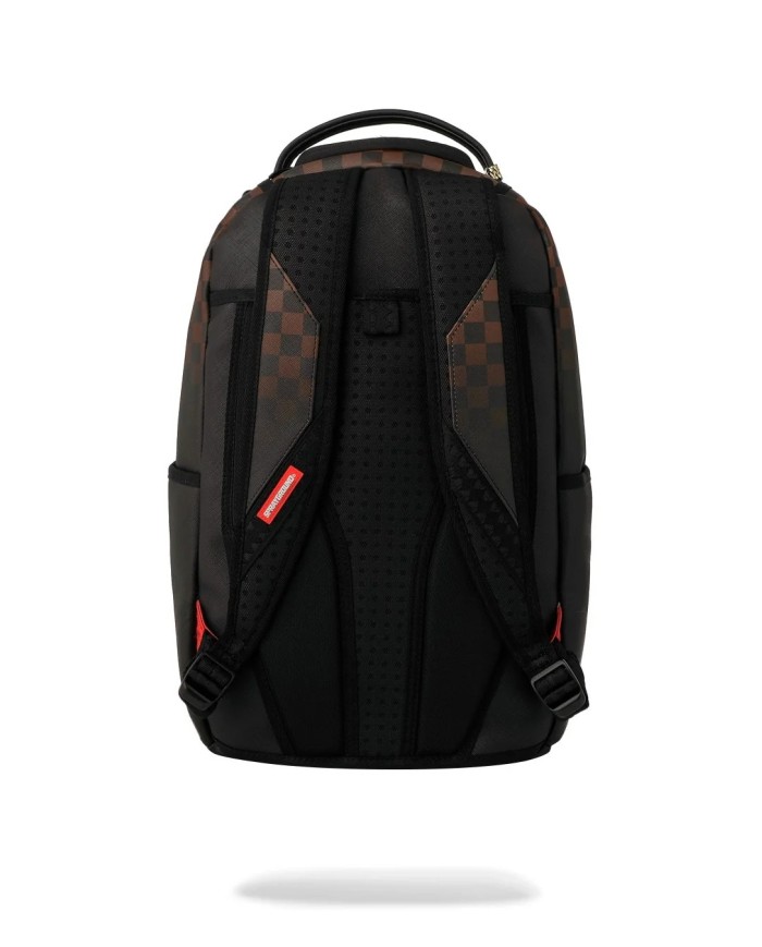 SPRAYGROUND ZAINO BROWN CHECK GHOST DRIP BACKPACK 910B8702NSZ 226