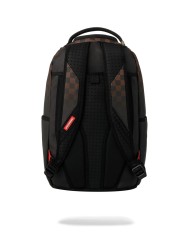 SPRAYGROUND ZAINO BROWN CHECK GHOST DRIP BACKPACK 910B8702NSZ 226