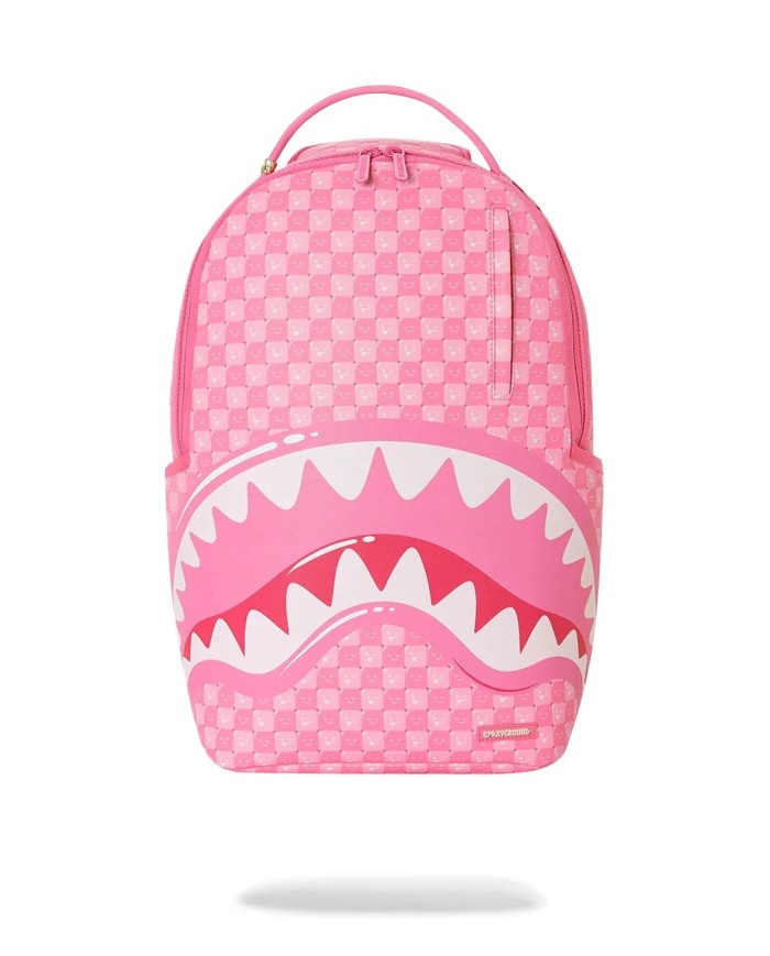 SPRAYGROUND ZAINO PINK NEW CHEK FACES BACKPACK 910B8715NSZ 226