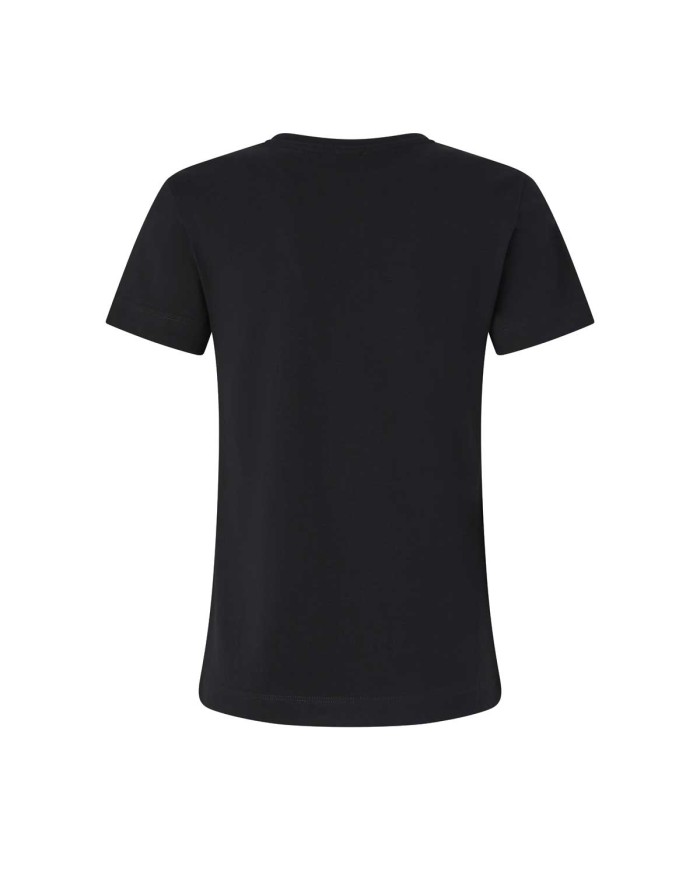 PINKO T-SHIRT DONNA MANICHE CORTE LOGO RICAMATO