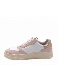LIU-JO CALZATURE SCARPA DONNA SNEAKERS ME 03 SUEDE CALF NUDE WHITE PEACH BA5037 125