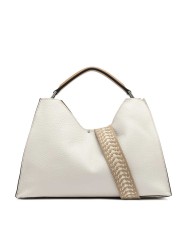 GIANNI CHIARINI HAND BAG AURORA CON TRACOLLA A NASTRO SABBIA/NATURE  BS 10566 RNGDBL-NAETN 125