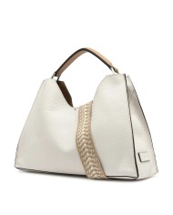 GIANNI CHIARINI HAND BAG AURORA CON TRACOLLA A NASTRO SABBIA/NATURE  BS 10566 RNGDBL-NAETN 125