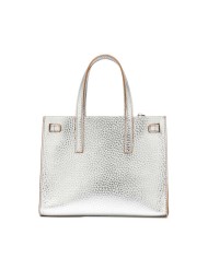 GIANNI CHIARINI MINI HAND BAG ALTEA CON TRACOLLA SILVER/ CARAMELLO BS 10965 RNGDBL 125