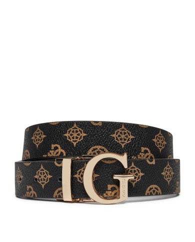 GUESS CINTURA DONNA BELT ERICA 4G PEONY REVADJ MOCHA BW9171 125