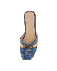 GUESS SCARPA DONNA SANDALO REALLA 3 MISTO DENIM BLUE FLJRL3 125