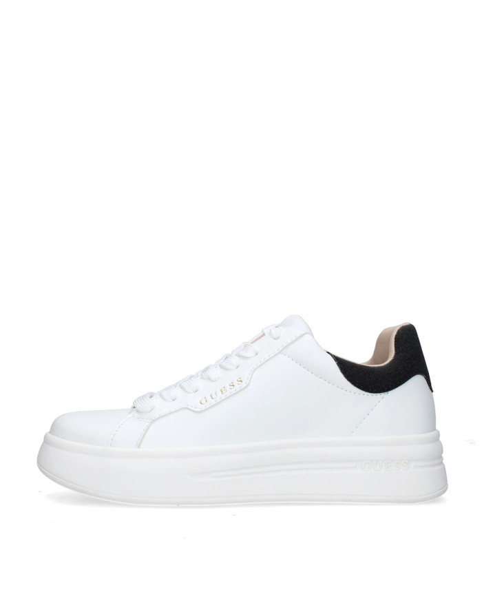 GUESS SCARPA DONNA SNEAKER WINNIE WHITE BLACK FLPWIN 125