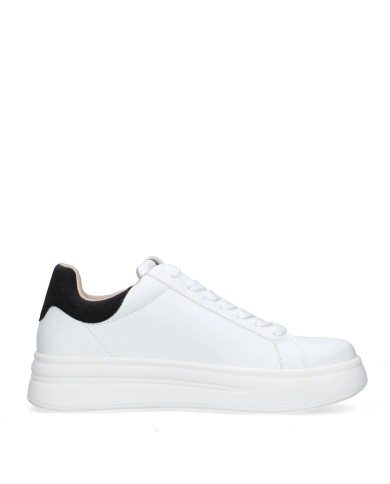 GUESS SCARPA DONNA SNEAKER WINNIE WHITE BLACK FLPWIN 125