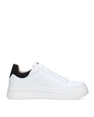 GUESS SCARPA DONNA SNEAKER WINNIE WHITE BLACK FLPWIN 125