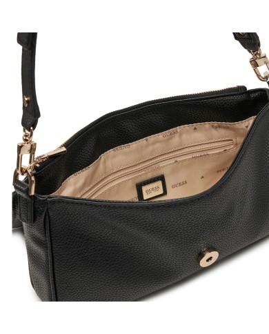 GUESS BORSA DONNA SHOULDER FLAP BAG CON TRACOLLA CIRCE BLACK HWBG96 125