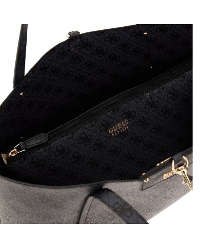 GUESS BORSA DONNA SHOPPING BAG CON POCHETTE BRENTON COAL HWEBG8 125