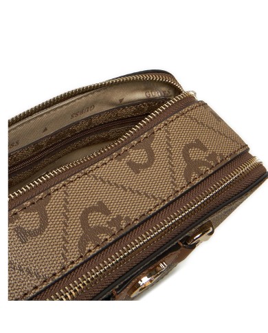 GUESS BORSA DONNA CAMERA BAG IZZY LATTE LOGO HW0S86 125