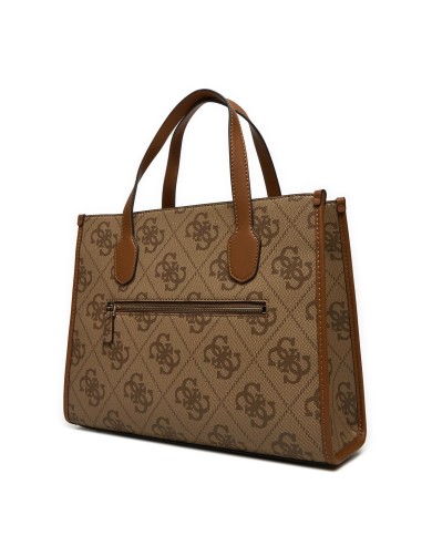 GUESS BORSA DONNA TOTE BAG CON TRACOLLA IZZY 4G LATTE LOGO HWOS86 125
