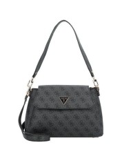 GUESS BORSA DONNA SHOULDER FLAP BAG SORA GIRLFRIEND LOGO COAL HWSG95 125