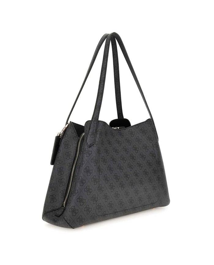 GUESS BORSA DONNA CARRYALL BAG SORA GIRLFRIEND LOGO COAL HWSG95 125