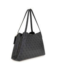 GUESS BORSA DONNA CARRYALL BAG SORA GIRLFRIEND LOGO COAL HWSG95 125