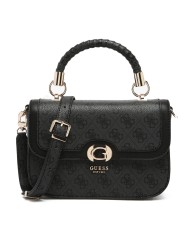 GUESS BORSA DONNA CROSSBOY FLAP BAG ORLINA LOGO COAL HWSG95 125