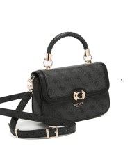 GUESS BORSA DONNA CROSSBOY FLAP BAG ORLINA LOGO COAL HWSG95 125