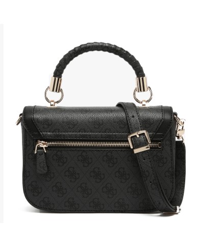 GUESS BORSA DONNA CROSSBOY FLAP BAG ORLINA LOGO COAL HWSG95 125