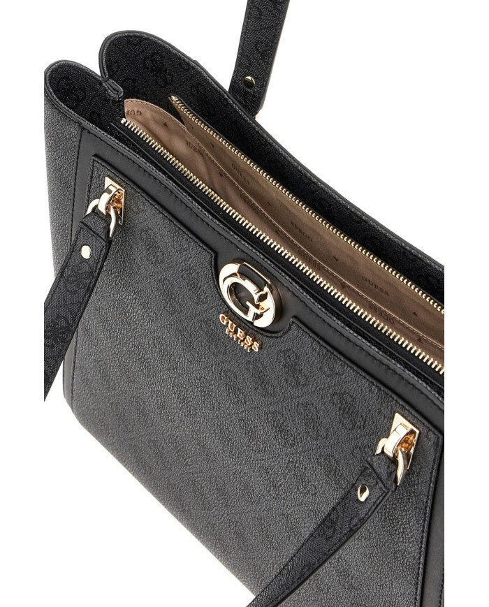 GUESS BORSA DONNA TOTE BAG NOEL ORLINA LOGO COAL HWSG95 125