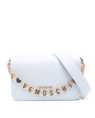 MOSCHINO BORSA DONNA SHOULDER FLAP BAG CATENA CIELO JC4071 125