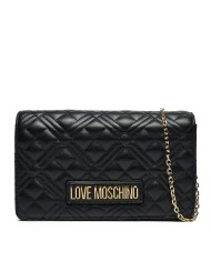MOSCHINO POCHETTE QUILTED GOLD BLACK JC4079 125
