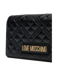 MOSCHINO POCHETTE QUILTED GOLD BLACK JC4079 125
