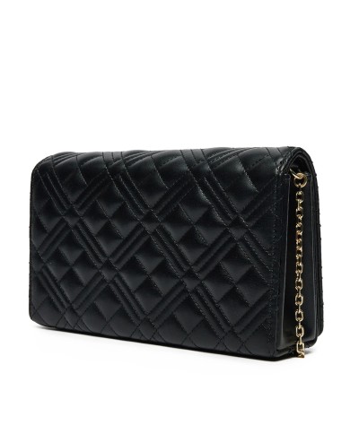 MOSCHINO POCHETTE QUILTED GOLD BLACK JC4079 125