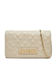 MOSCHINO POCHETTE BAG QUILTED GOLD IVORY JC4079 125
