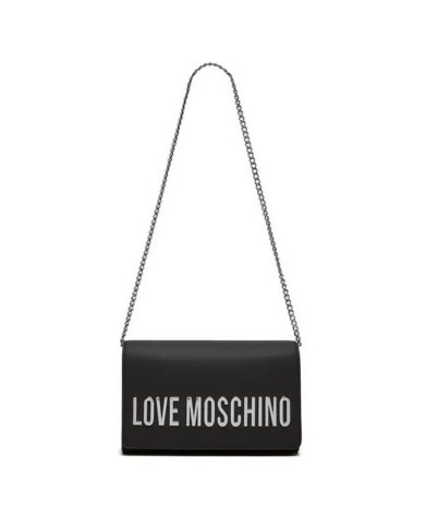 MOSCHINO POCHETTE  MAXI LOGO NIKEL SILVER JC4103 125