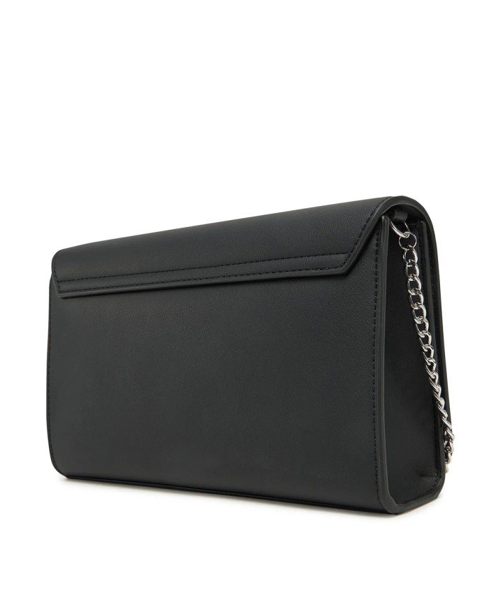 MOSCHINO POCHETTE  MAXI LOGO NIKEL SILVER JC4103 125