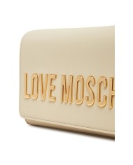 MOSCHINO POCHETTE MAXI LOGO GOLD IVORY JC4103 125