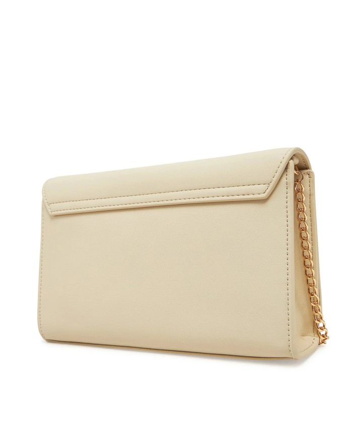 MOSCHINO POCHETTE MAXI LOGO GOLD IVORY JC4103 125